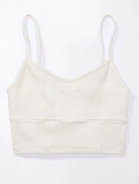 American Eagle | Maddie & Kenzie Ziegler Bralette Crop Top - 94% Cotton (M)
